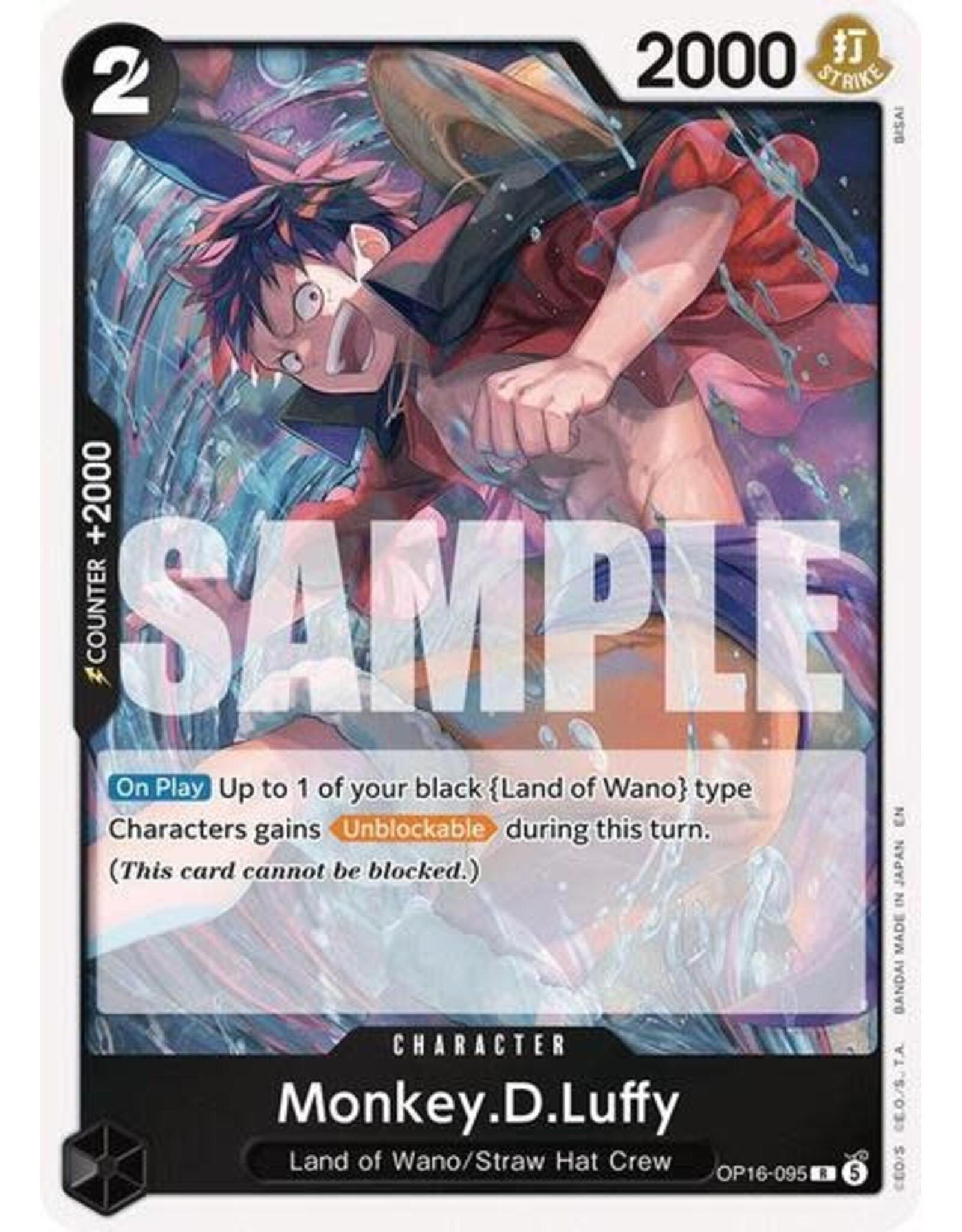 Monkey.D.Luffy (095) - OP16-095 (Foil, R)