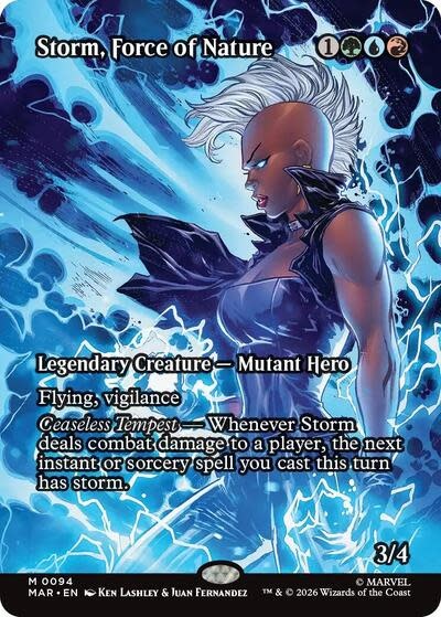 Storm, Force of Nature (Borderless) - 94 (Normal, M)