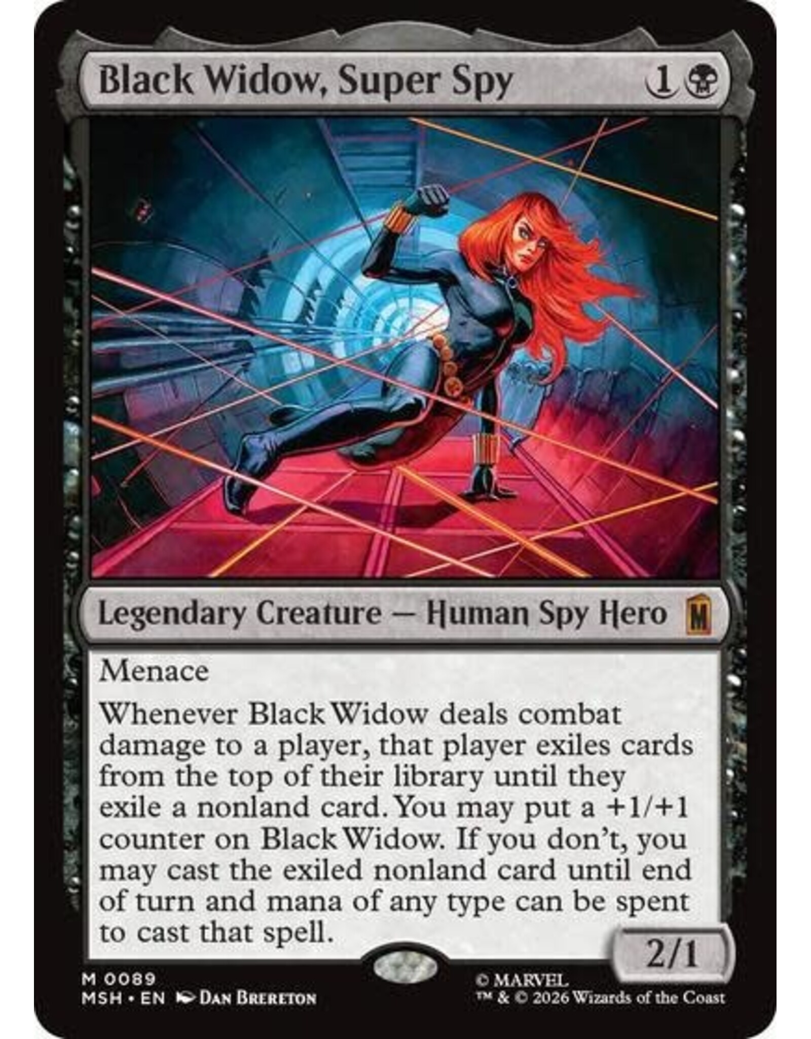 Black Widow, Super Spy - 89 (Foil, M)