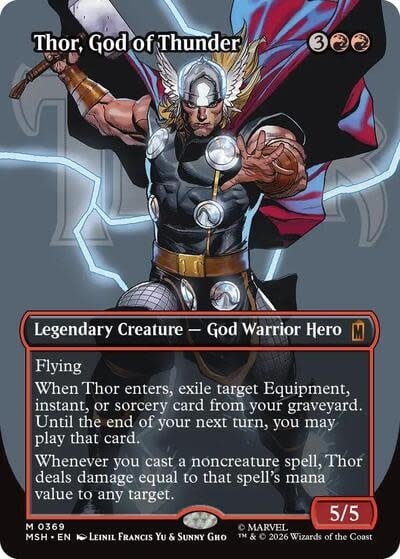 Thor, God of Thunder (Borderless) (0369) (Normal, M)