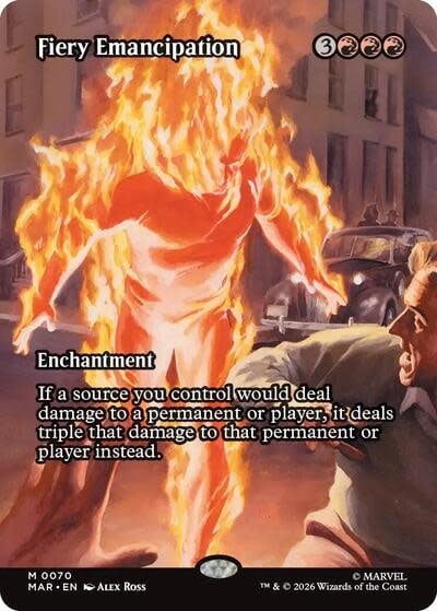 Fiery Emancipation (Borderless) - 70 (Foil, M)