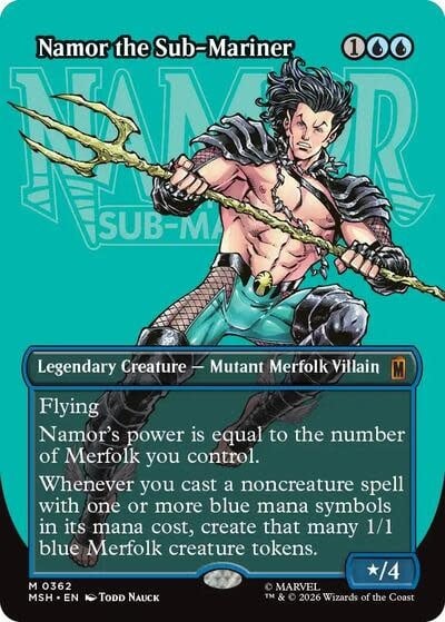 Namor the Sub-Mariner (Borderless) (0362) (Foil, M)