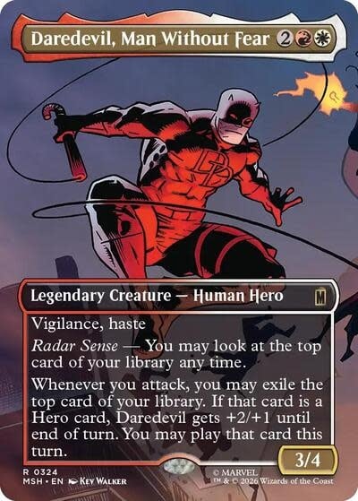 Daredevil, Man Without Fear (Borderless) (0324) (Normal, R)