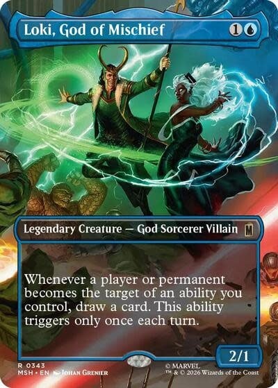 Loki, God of Mischief (Borderless) - 343 (Normal, R)
