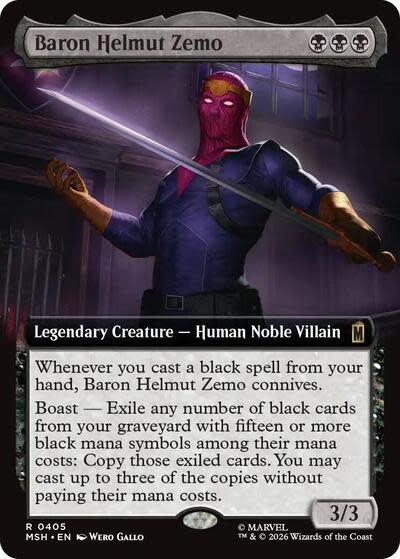 Baron Helmut Zemo (Extended Art) - 405 (Foil, R)