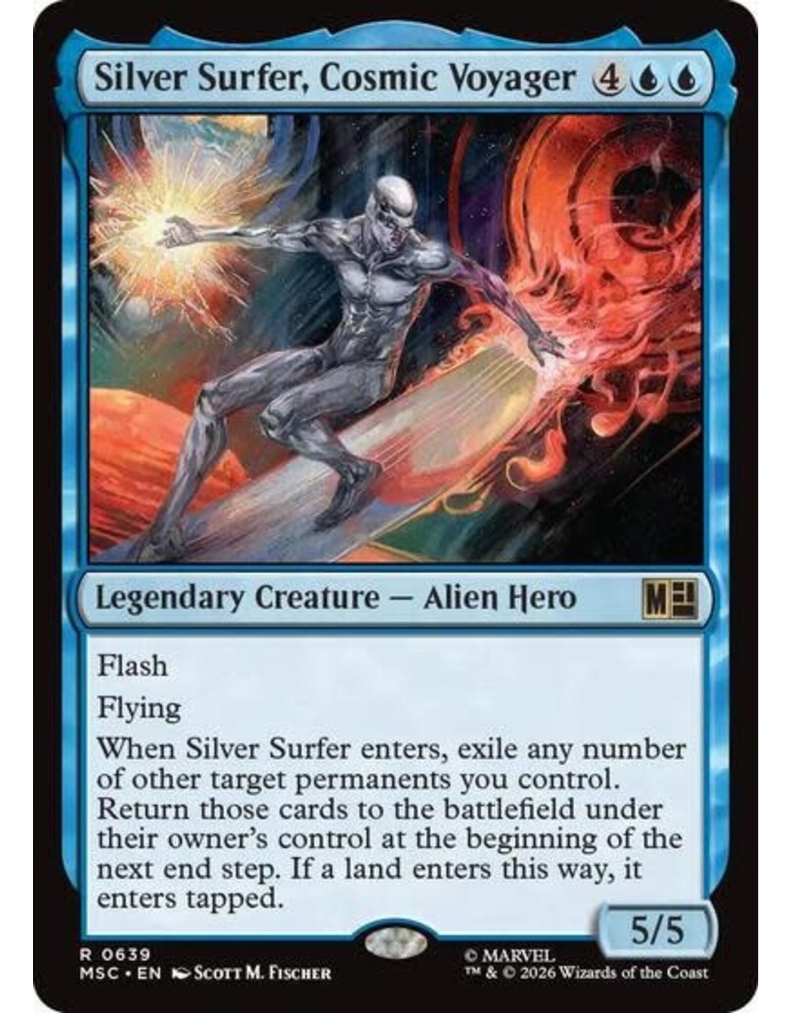 Silver Surfer, Cosmic Voyager - 639 (Foil, R)