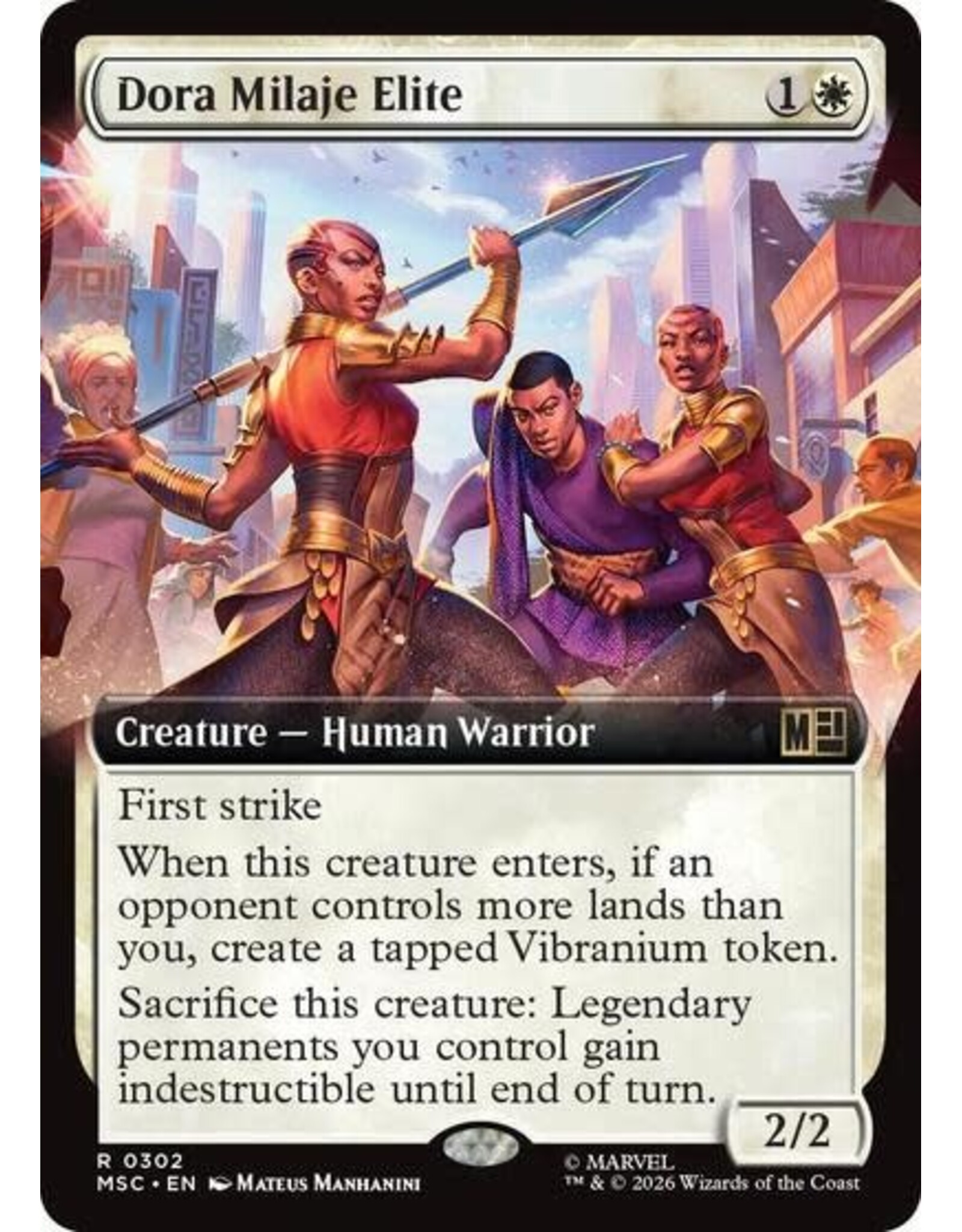 Dora Milaje Elite (Extended Art) - 302 (Normal, R)