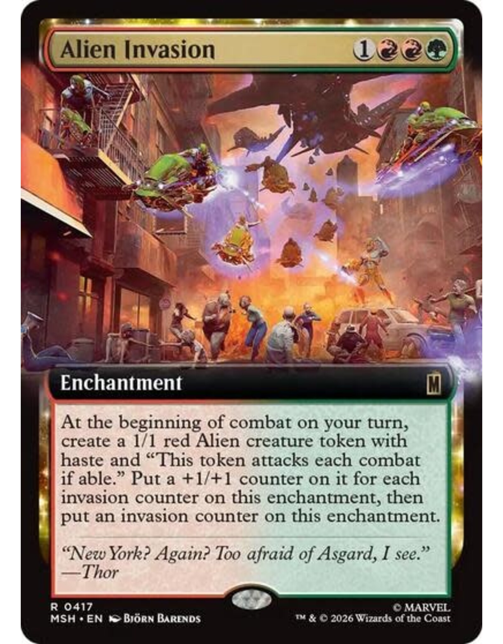 Alien Invasion (Extended Art) - 417 (Normal, R)