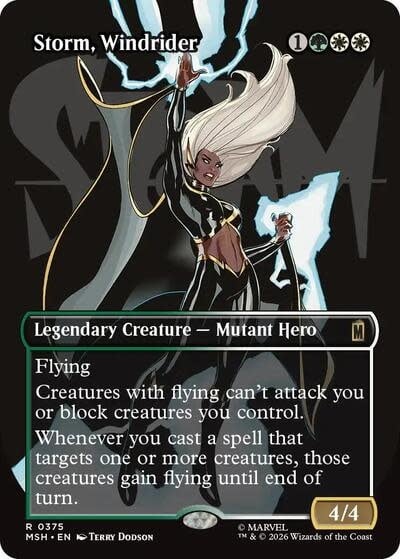 Storm, Windrider (Borderless) - 375 (Foil, R)