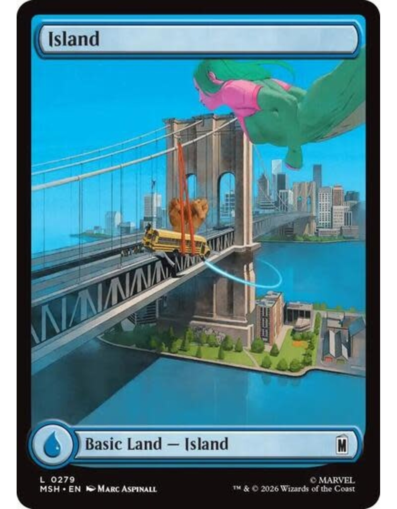 Island (0279) (Foil, L) (MSH)