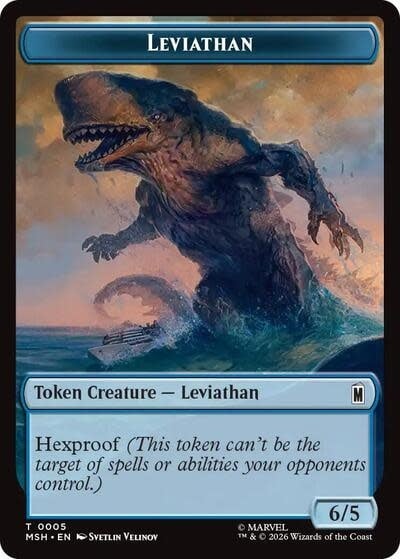 Leviathan // Food Double-Sided Token - 005/019 (Foil, T)
