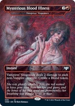Mysterious Blood Illness - Vampires' Vengeance - 339 (Foil, U)