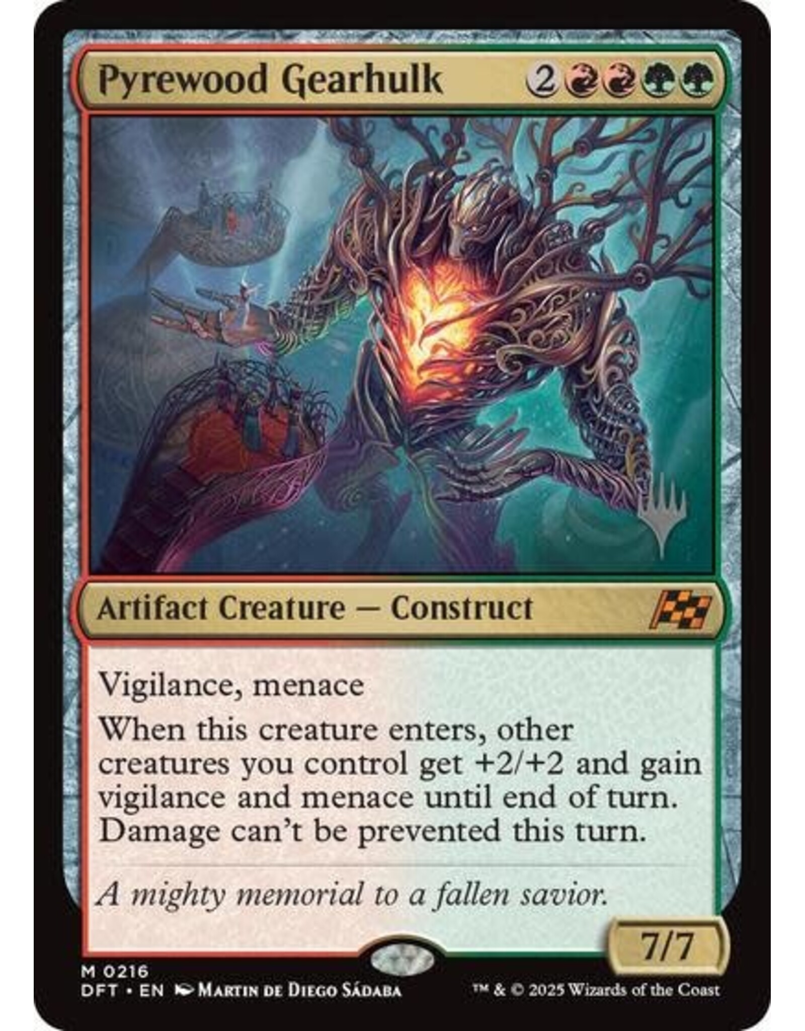 Pyrewood Gearhulk (Promo) - 216 (Normal, M)