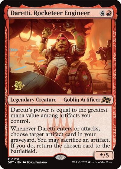 Daretti, Rocketeer Engineer (Pre-Release Event) - 120 (Foil, R)