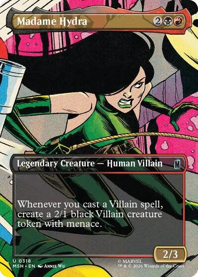 Madame Hydra (Borderless) - 318 (Foil, U)
