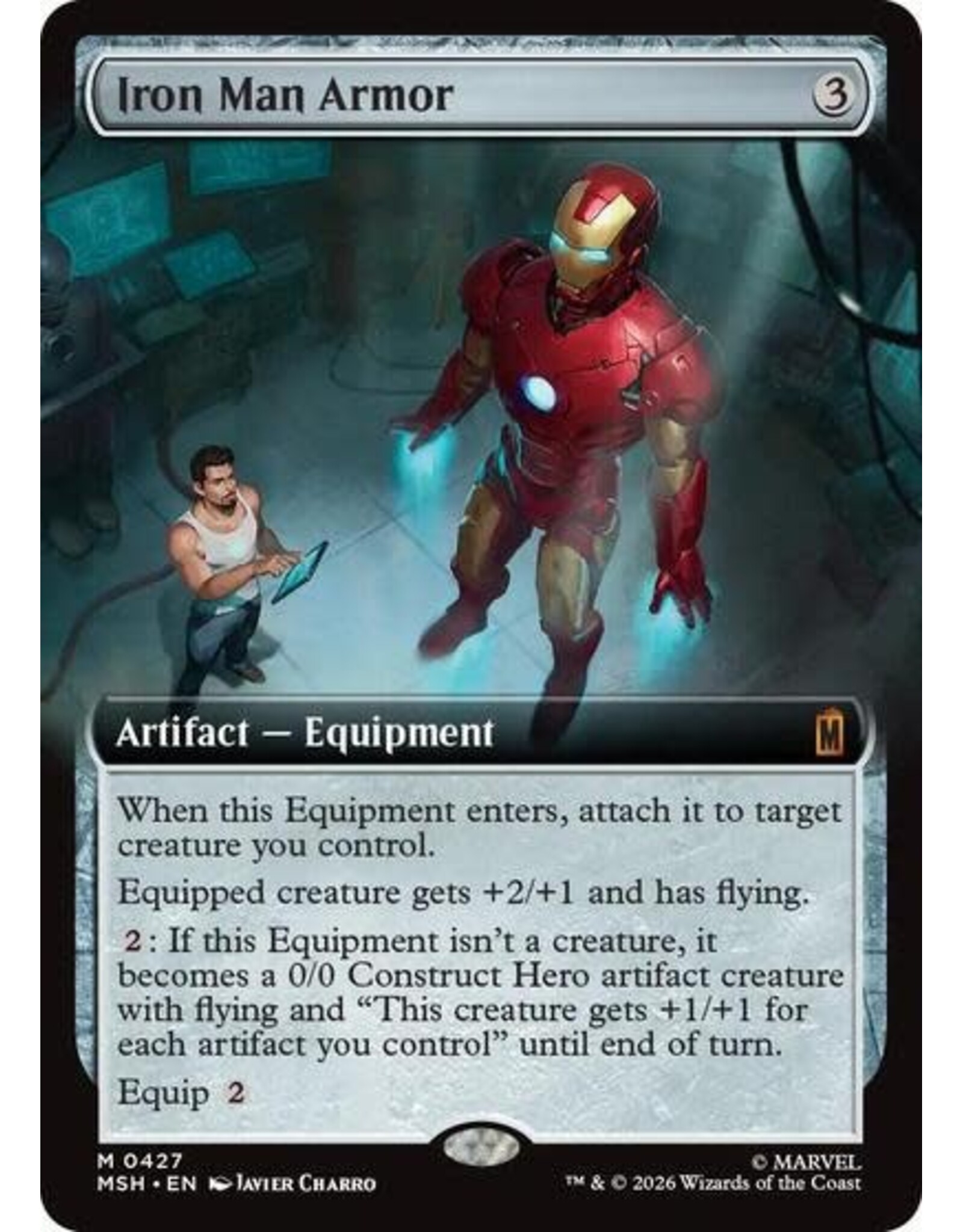 Iron Man Armor (Extended Art) - 427 (Foil, M)