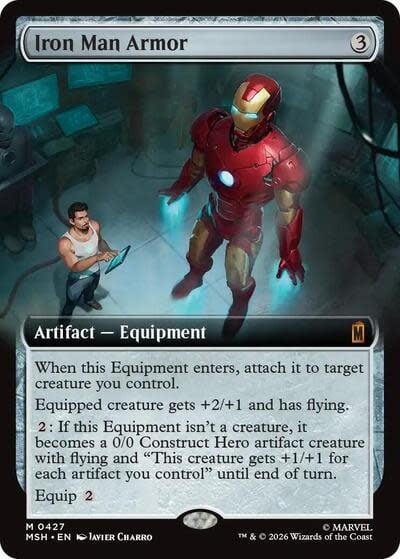 Iron Man Armor (Extended Art) - 427 (Foil, M)