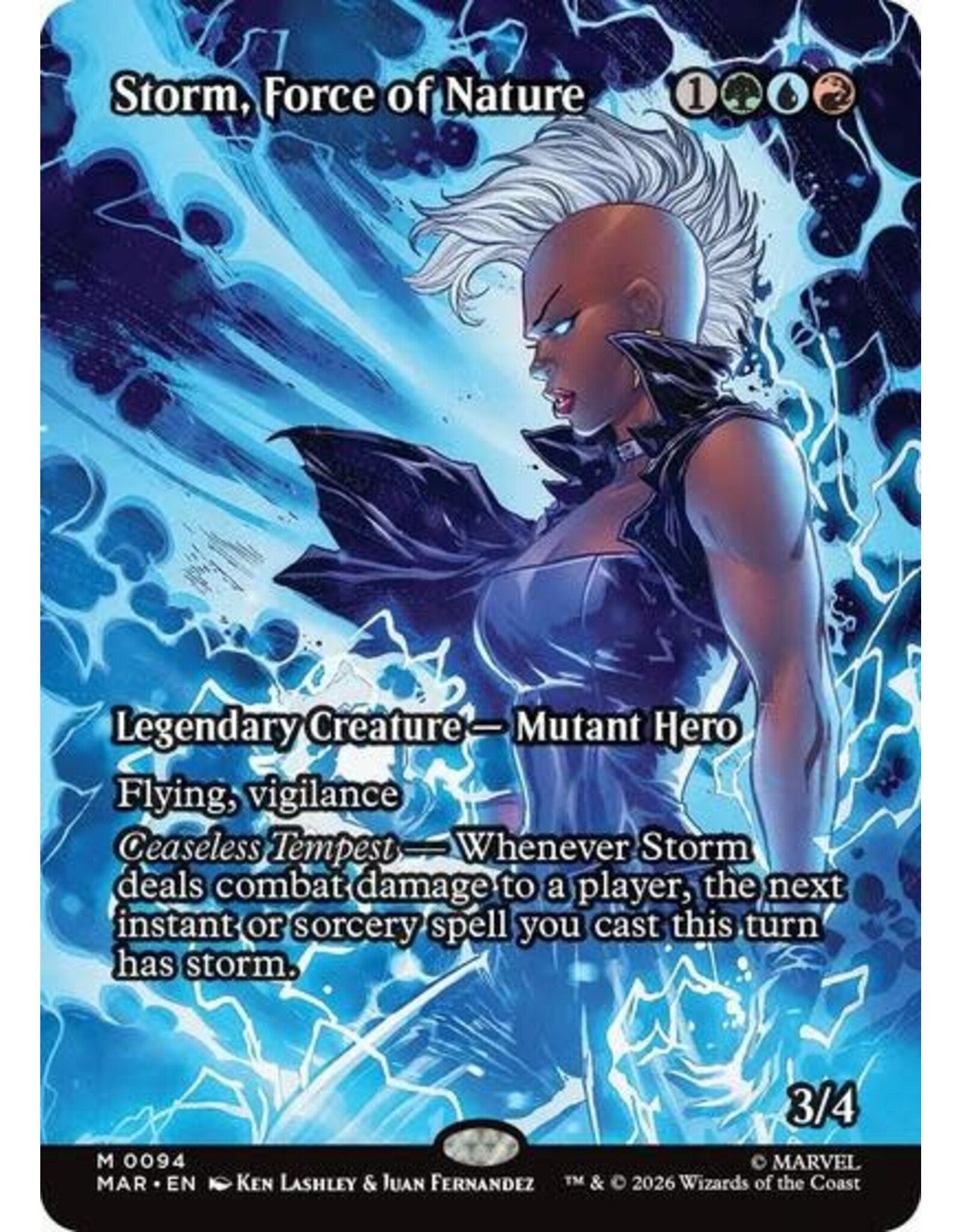 Storm, Force of Nature (Borderless) - 94 (Normal, M)