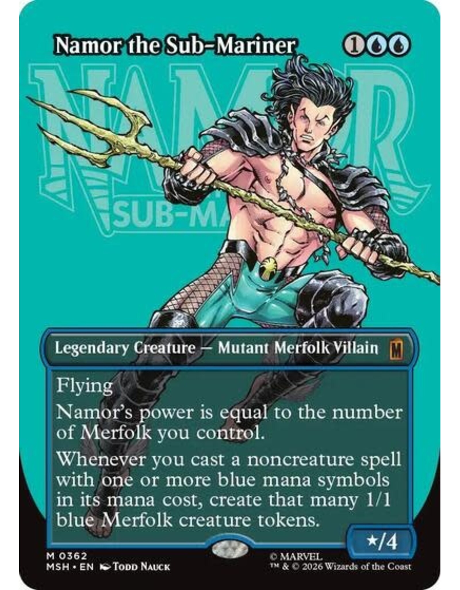 Namor the Sub-Mariner (Borderless) (0362) (Foil, M)