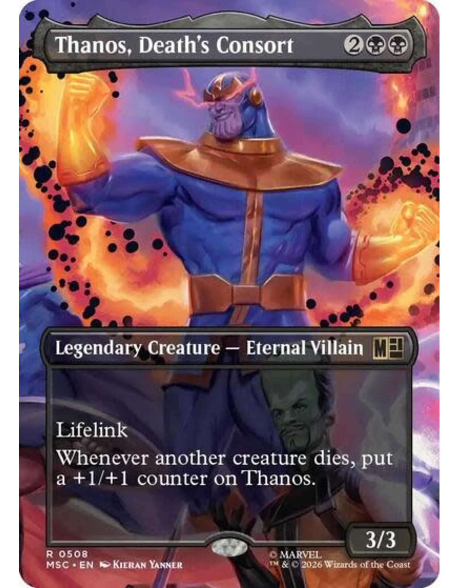 Thanos, Death's Consort (Borderless) - 508 (Normal, R)