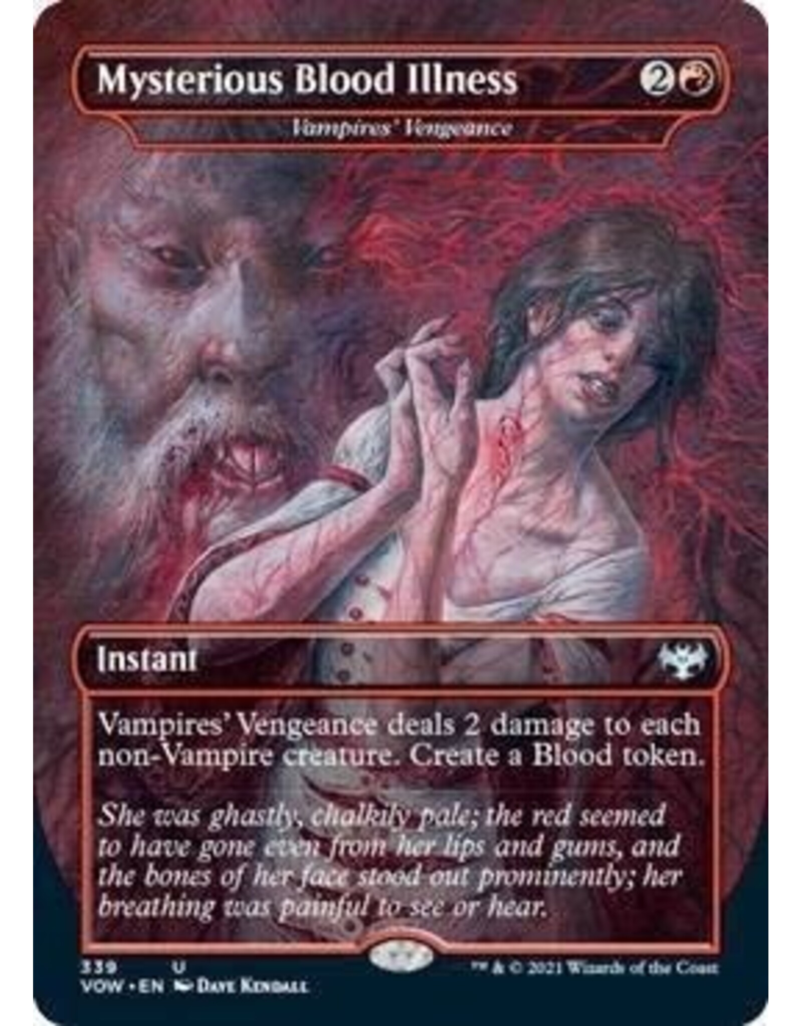 Mysterious Blood Illness - Vampires' Vengeance - 339 (Foil, U)