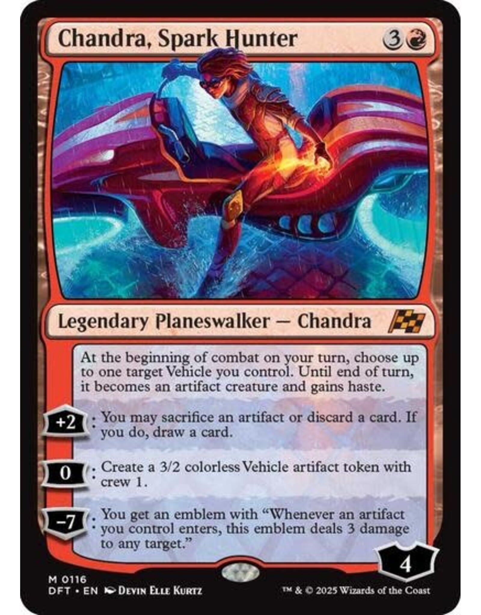 Chandra, Spark Hunter - 116 (Normal, M)