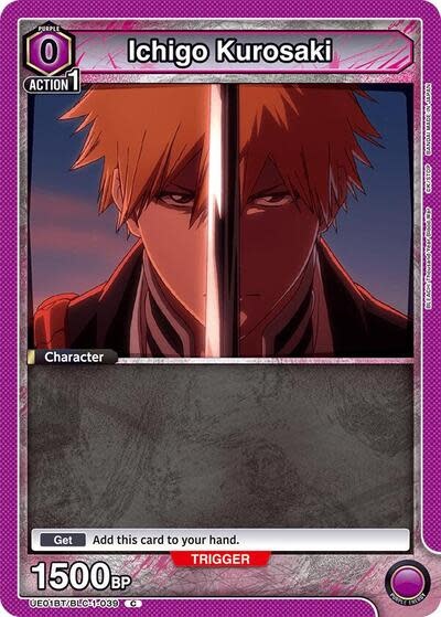 Ichigo Kurosaki (039) (Box Topper Foil) - UE01BT/BLC-1-039 (Foil, Common)