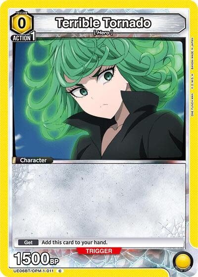 Terrible Tornado (011) (Box Topper Foil) - UE06BT/OPM-1-011 (Foil, Common)