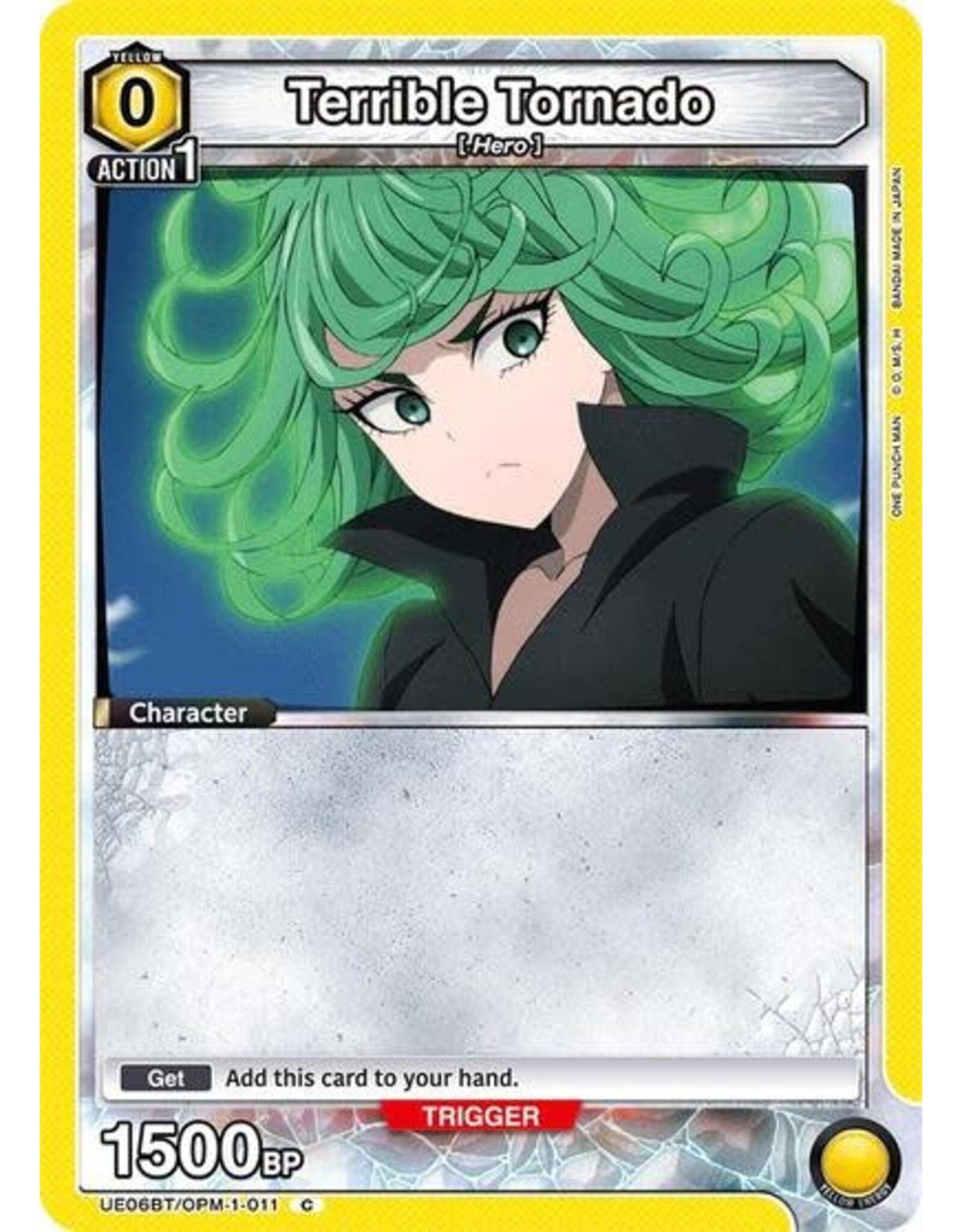 Terrible Tornado (011) (Box Topper Foil) - UE06BT/OPM-1-011 (Foil, Common)