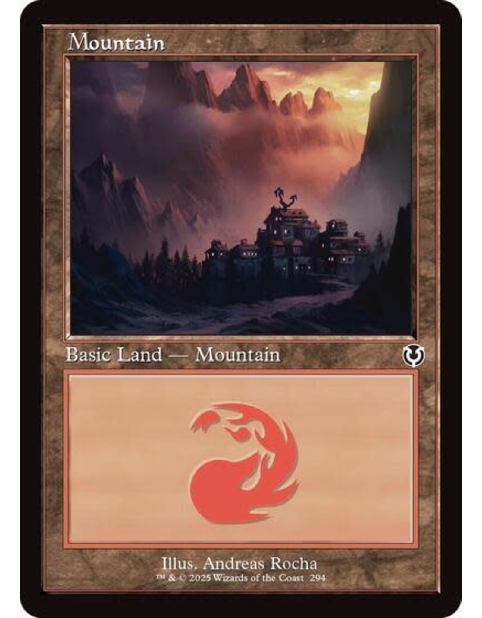 Mountain (294) (Retro Frame) (Foil, L)
