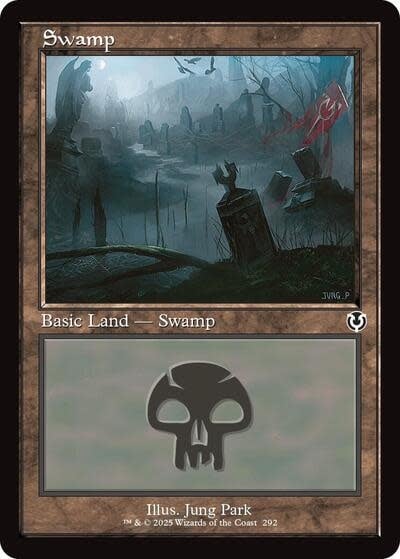 Swamp (292) (Retro Frame) (Foil, L)