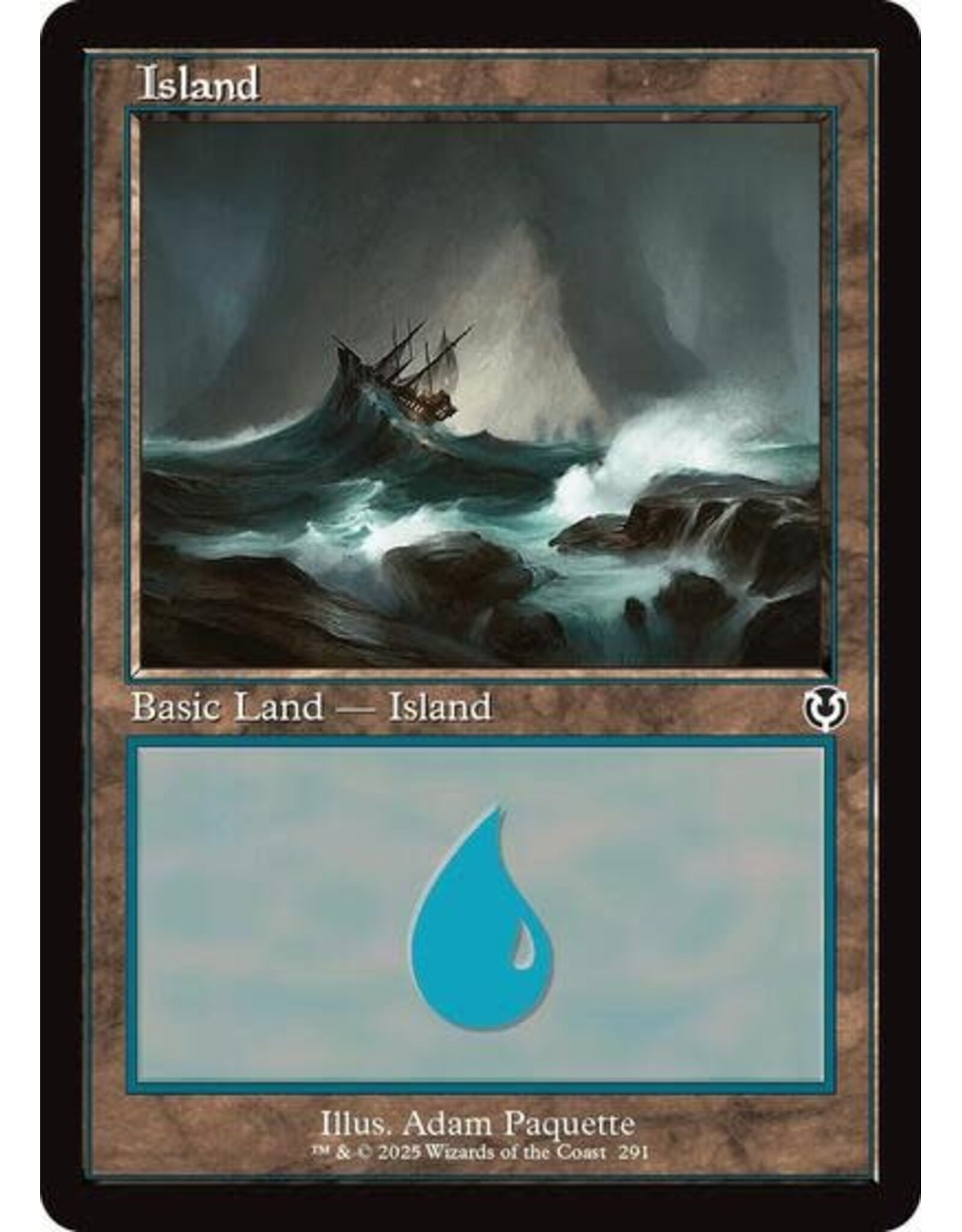 Island (291) (Retro Frame) (Foil, L)