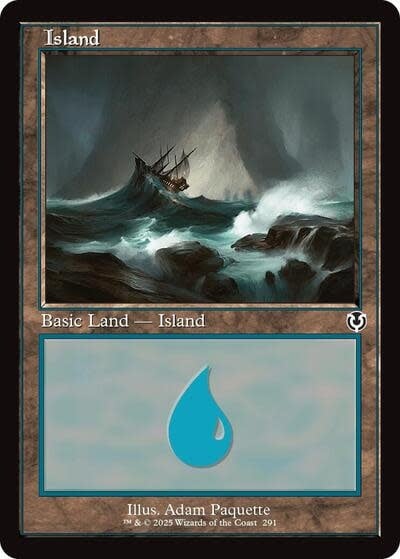 Island (291) (Retro Frame) (Foil, L)