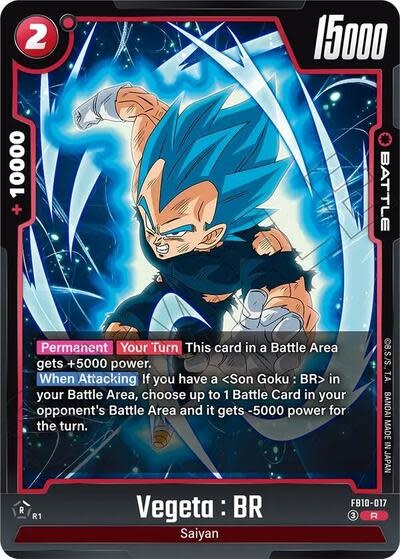 Vegeta : BR - FB10-017 (Holofoil, Rare)