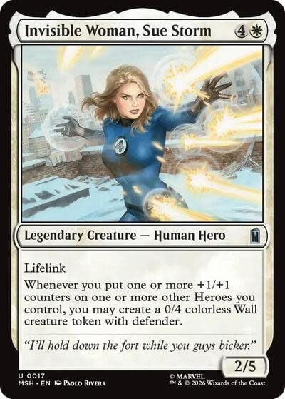 Invisible Woman, Sue Storm - 17 (Foil, U)