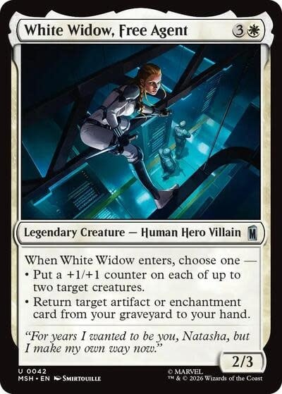 White Widow, Free Agent - 42 (Foil, U)