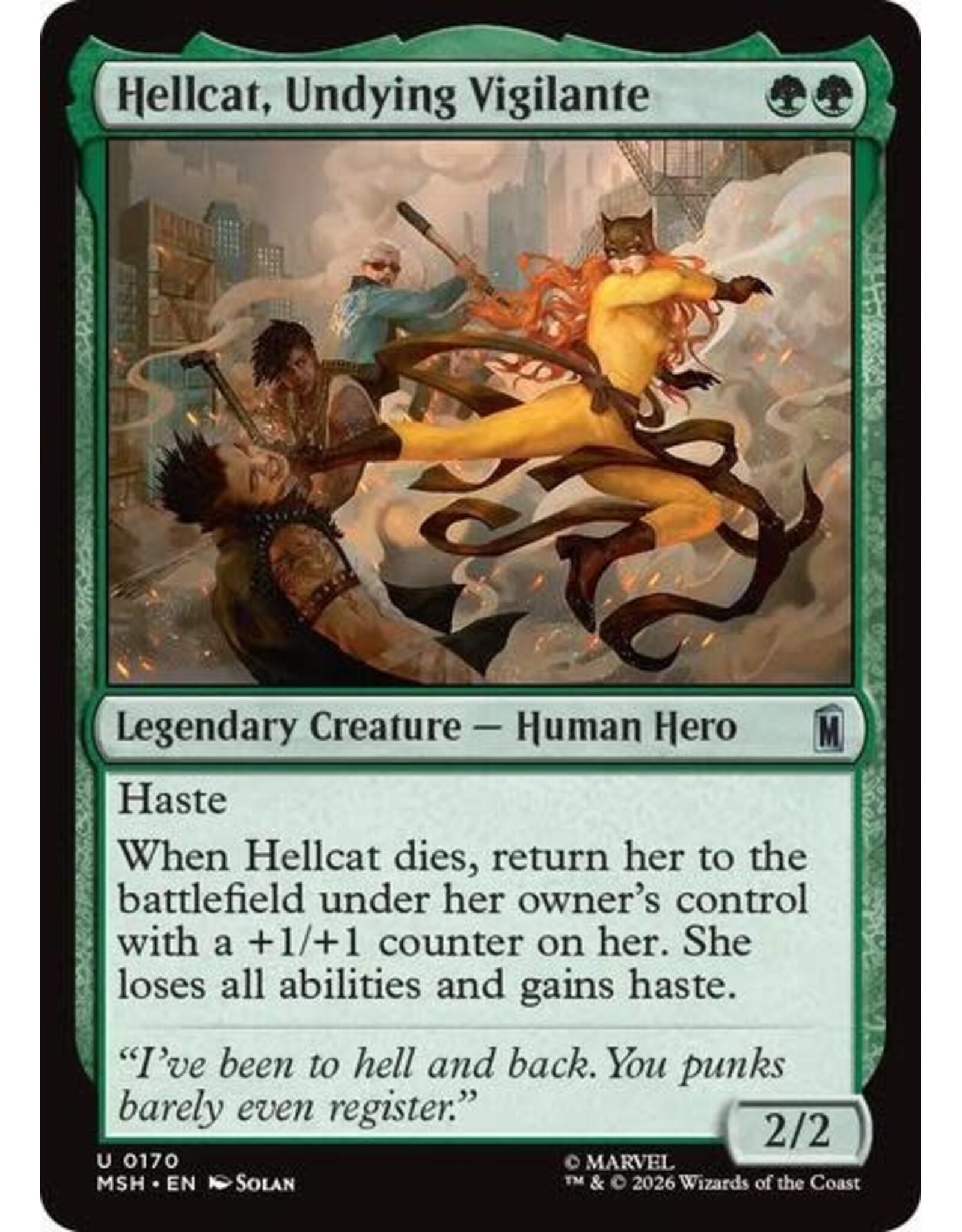 Hellcat, Undying Vigilante - 170 (Foil, U)
