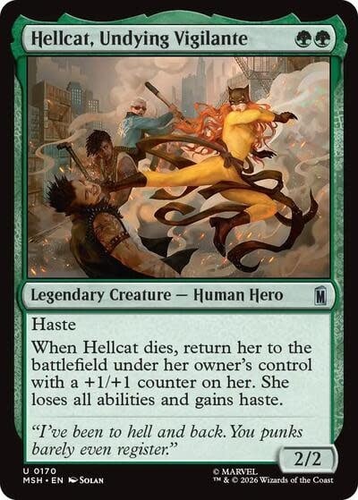 Hellcat, Undying Vigilante - 170 (Foil, U)