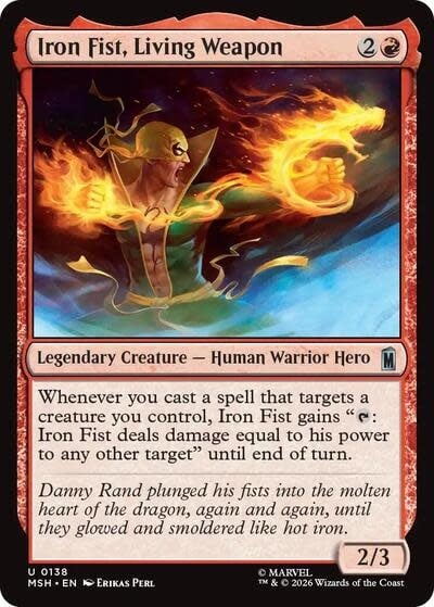 Iron Fist, Living Weapon - 138 (Foil, U)
