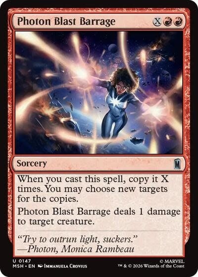 Photon Blast Barrage - 147 (Foil, U)