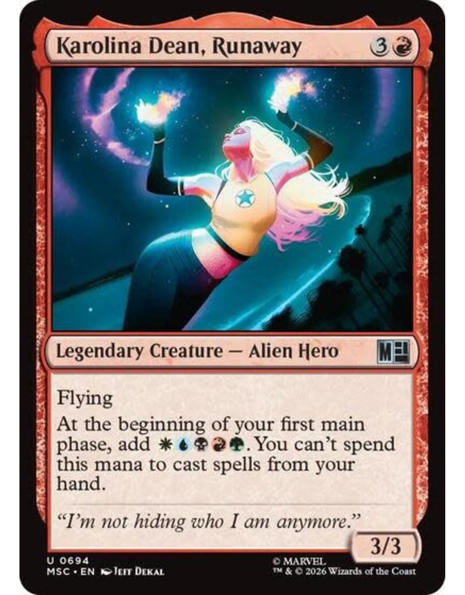 Karolina Dean, Runaway - 694 (Foil, U)