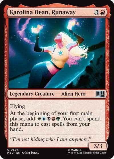 Karolina Dean, Runaway - 694 (Foil, U)
