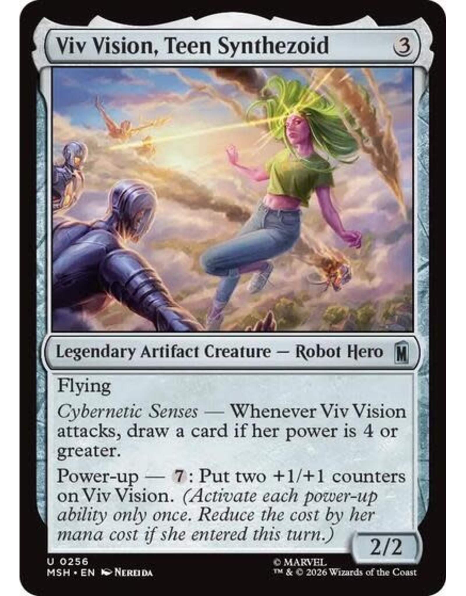 Viv Vision, Teen Synthezoid - 256 (Foil, U)