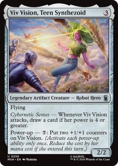 Viv Vision, Teen Synthezoid - 256 (Foil, U)