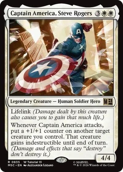 Captain America, Steve Rogers (0835) (Normal, R)