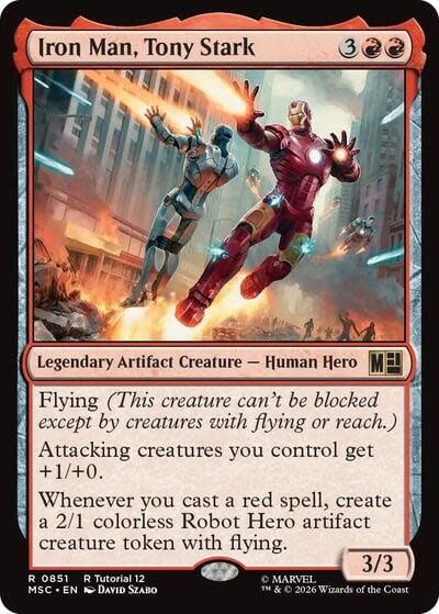 Iron Man, Tony Stark (0851) (Normal, R)