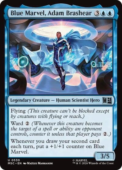 Blue Marvel, Adam Brashear - 530 (Normal, U)