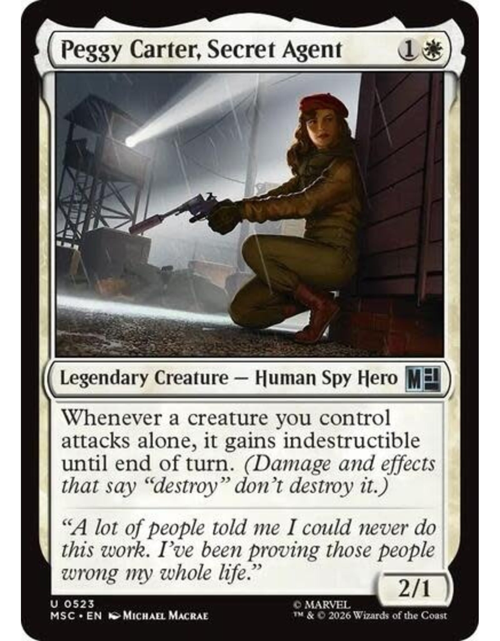 Peggy Carter, Secret Agent - 523 (Normal, U)