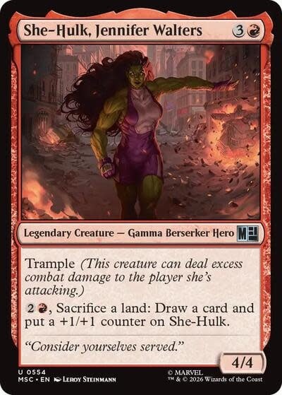She-Hulk, Jennifer Walters - 554 (Normal, U)