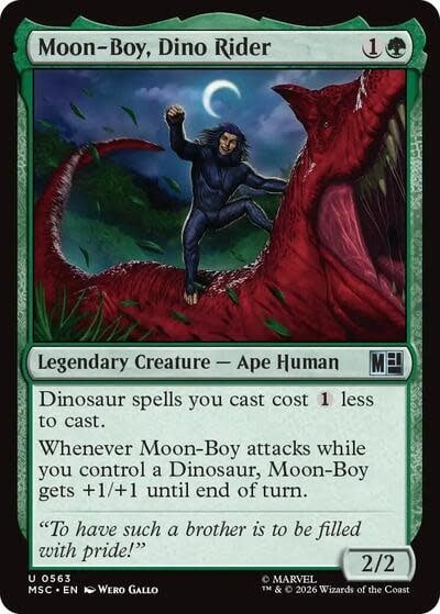 Moon-Boy, Dino Rider - 563 (Normal, U)
